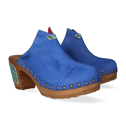 Woodpecker Damen Clogs Blue Venere