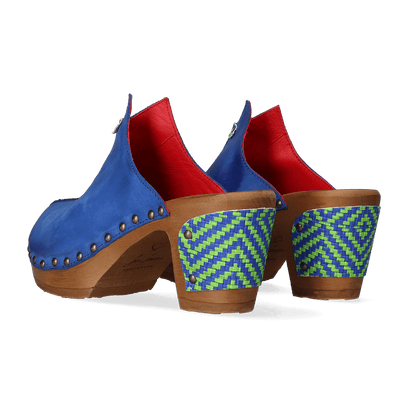 Woodpecker Damen Clogs Blue Venere