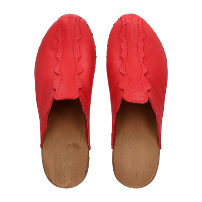 Knock On Wood Damen Clogs Red