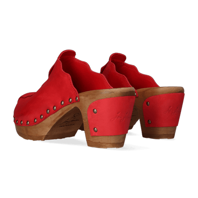 Knock On Wood Damen Clogs Red