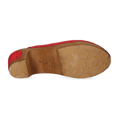 Knock On Wood Damen Clogs Red