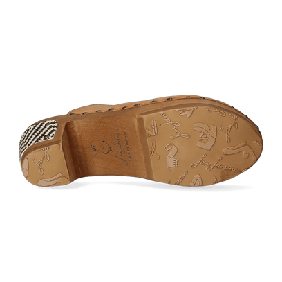 Knock On Wood Damen Clogs Cuoio