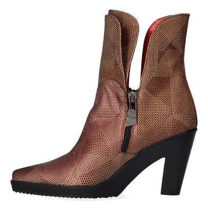Coraline Damen Stiefeletten Metal Rosso