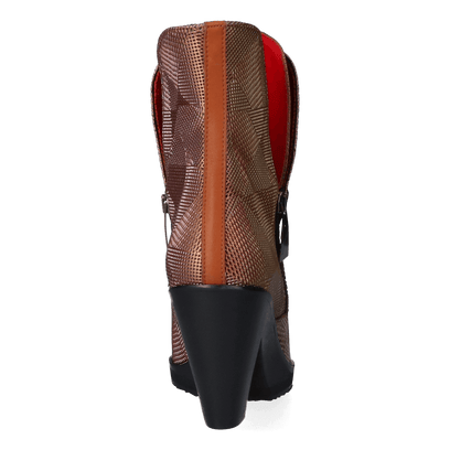Coraline Damen Stiefeletten Metal Rosso