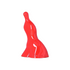 Vrouw In Balans Figur Rot