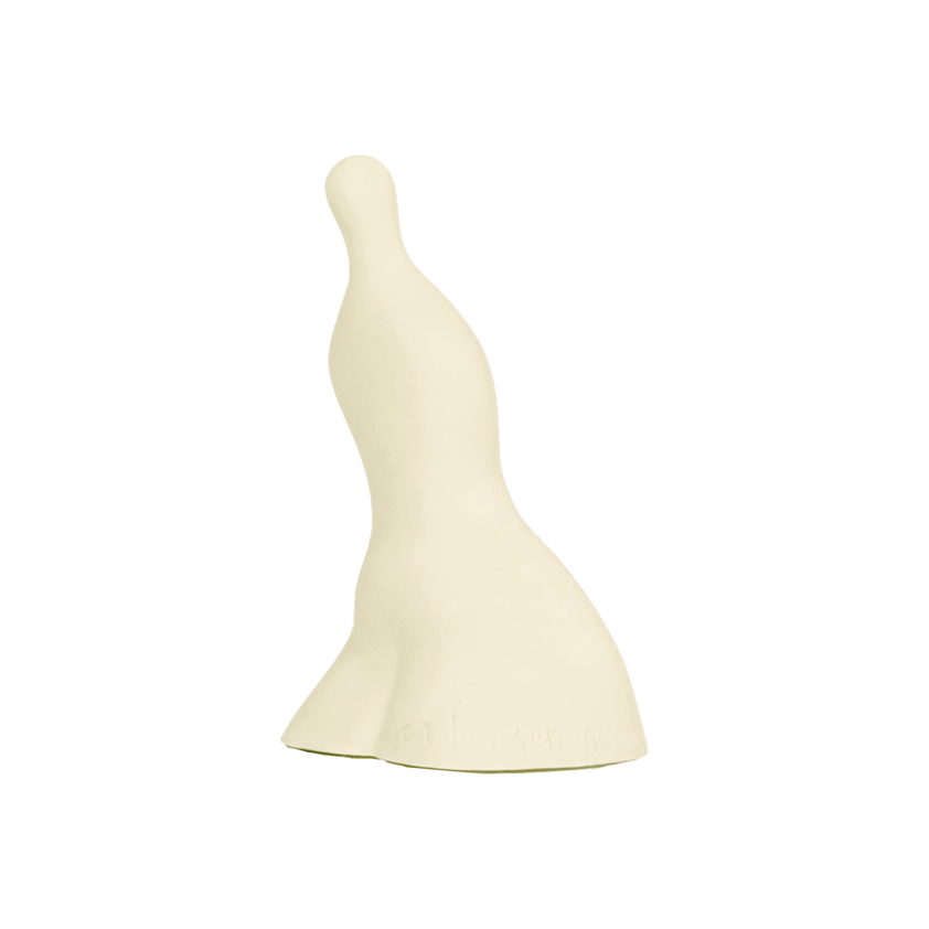 Vrouw In Balans Figur Off-White