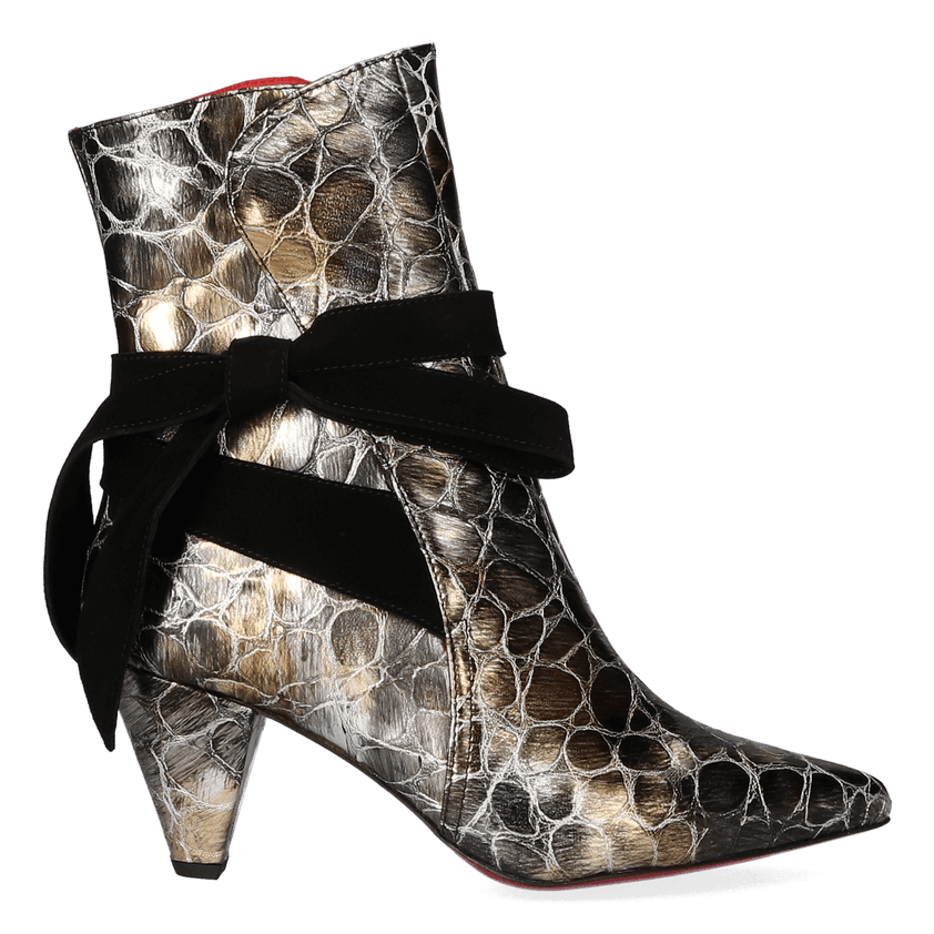 Amelie Damen Stiefeletten Metal Nero