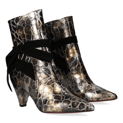 Amelie Damen Stiefeletten Metal Nero