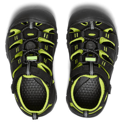 Newport H2 Younger Kids Sandalen Black/Lime Green