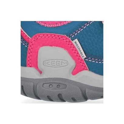 Knotch Hollow Kinder Sneakers Blue Coral/Pink Peacock