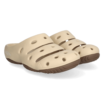 Yogui Damen Clogs Safari/Silver Birch