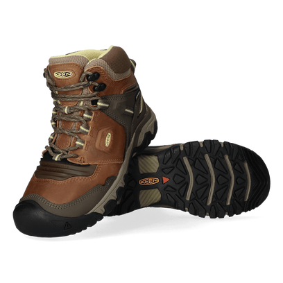 Ridge Flex Mid Damen Wanderschuhe Safari/Custard