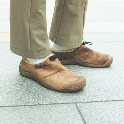 Howser III Slide Damen Slip-On Dark Earth Velour