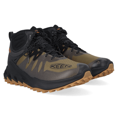 Zionic Mid Herren Wanderschuhe Dark Olive/Scarlet Ibis