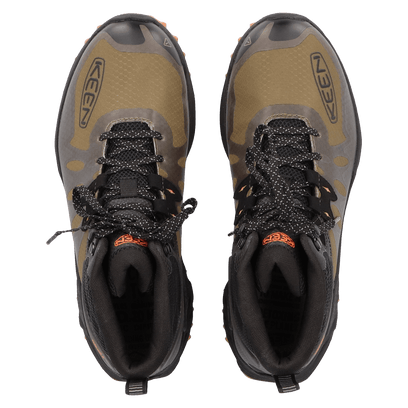 Zionic Mid Herren Wanderschuhe Dark Olive/Scarlet Ibis