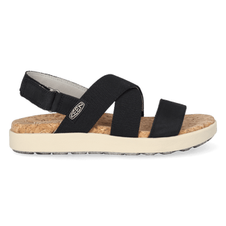 Elle Criss Cross Dames Sandalen Black/Birch