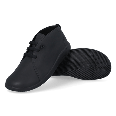 KNX Chukka Herren Leder-Boots Black/Black