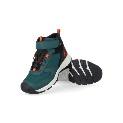 Skua Mid Older Kids Boots Ponderosa Pine/Gold Flame