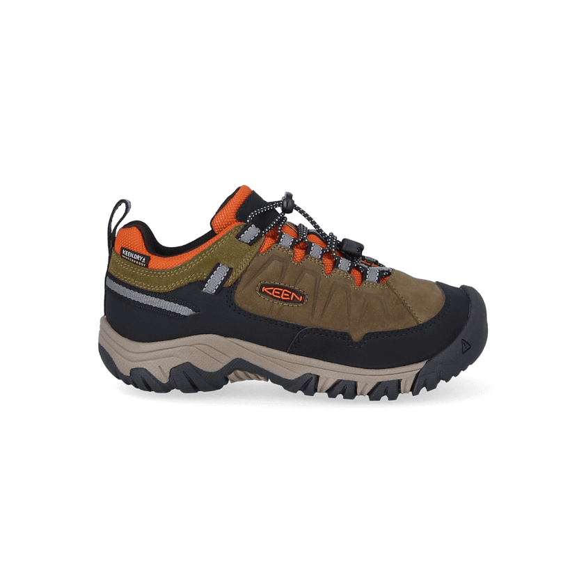 Targhee IV Older Kids Wanderschuhe Dark Olive/Gold Flame