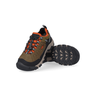 Targhee IV Older Kids Wanderschuhe Dark Olive/Gold Flame