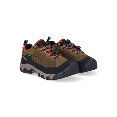 Targhee IV Older Kids Wanderschuhe Dark Olive/Gold Flame