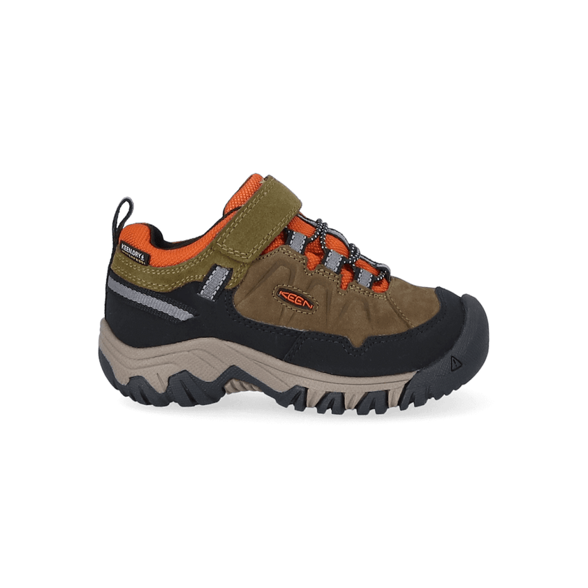 Targhee IV Younger Kids Wanderschuhe Dark Olive/Gold Flame