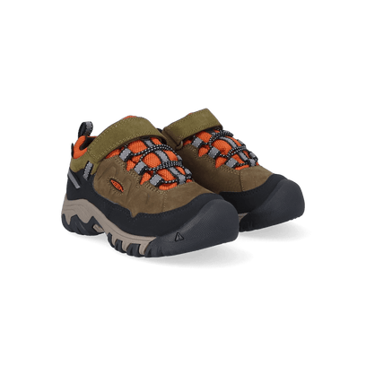 Targhee IV Younger Kids Wanderschuhe Dark Olive/Gold Flame