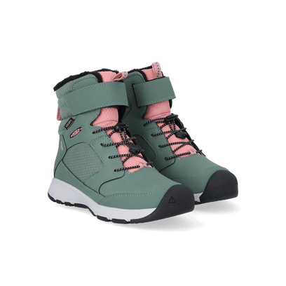 Skua Younger Kids Winter Boots Dark Forest/Rose Elegance