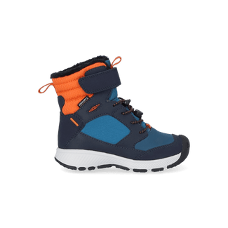 Skua Younger Kids Winter Boots Sky Captain/Gold Flame