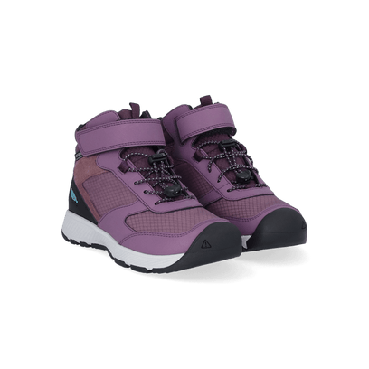 Skua Mid Younger Kids Boots Black Plum/Plum Perfect