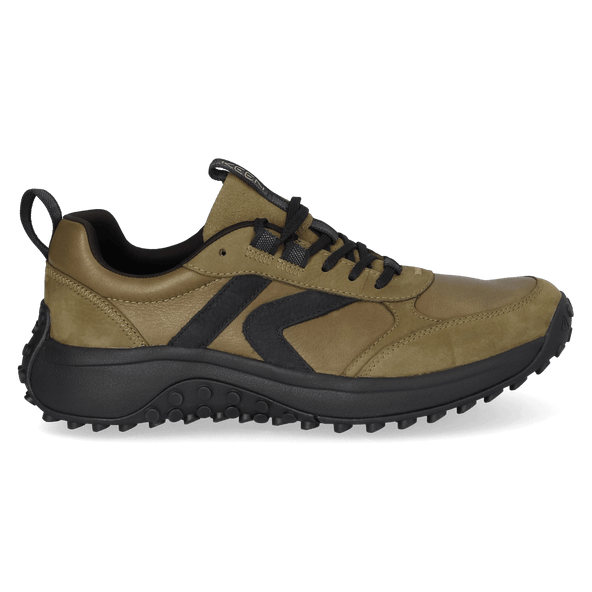 KS86 Herren Ledersneaker Dark Olive/Black