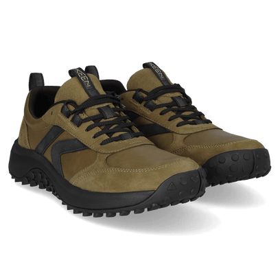 KS86 Herren Ledersneaker Dark Olive/Black