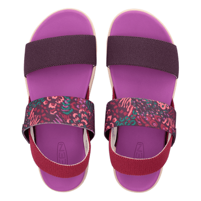 Elle Backstrap Damen Sandalen Beaujolais/Plum Perfect