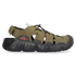 Hyperport Fisherman Herren Leder-Sandalen Dark Olive/Black
