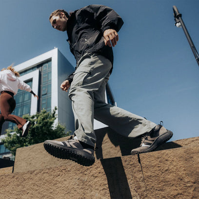 KS86 Herren Ledersneaker Black/Steel Grey