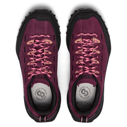 Jasper Zionic Damen Wildleder-Sneaker Fig/Lilas