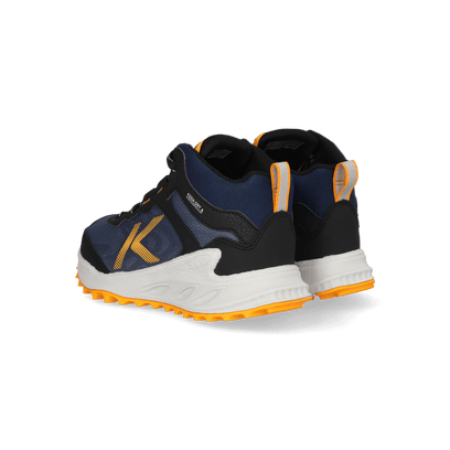 Zionic Mid Older Kids Wanderschuhe Naval Academy/Bright Marigold