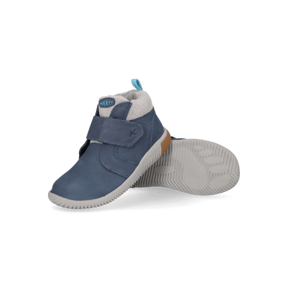KNX Middie Older Kids Leder-Boots Vintage Indigo/Alloy