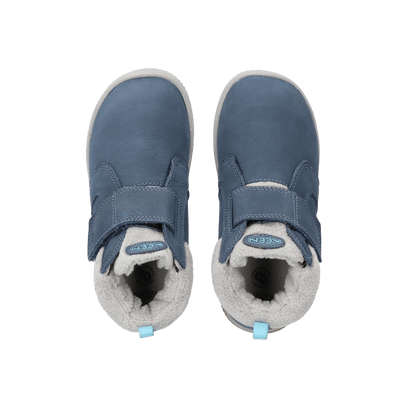 KNX Middie Older Kids Leder-Boots Vintage Indigo/Alloy