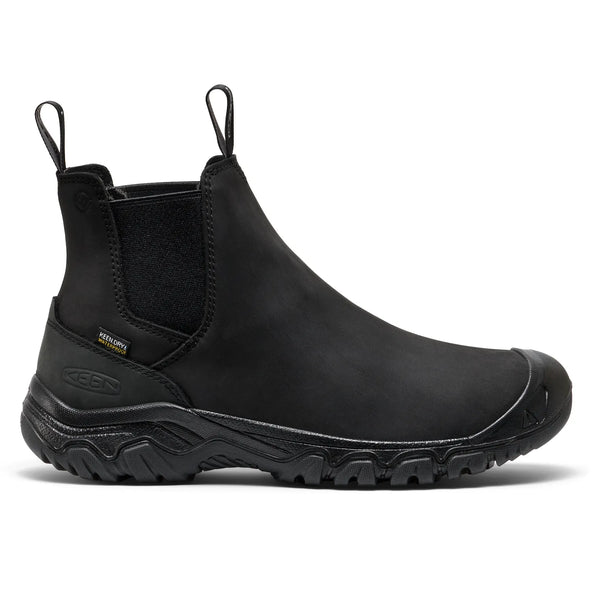 Anchorage IV Herren Leder-Chelsea-Boots Black/Black