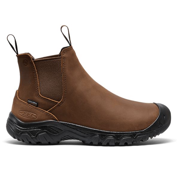 Anchorage IV Herren Leder-Chelsea-Boots Dark Earth/Black