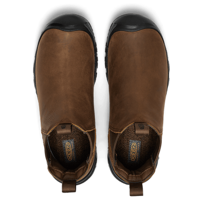 Anchorage IV Herren Leder-Chelsea-Boots Dark Earth/Black