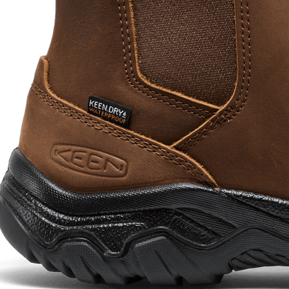 Anchorage IV Herren Leder-Chelsea-Boots Dark Earth/Black