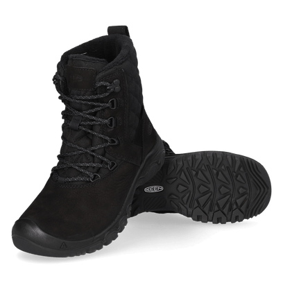 Greta II Damen Leder-Boots Black