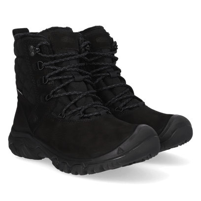 Greta II Damen Leder-Boots Black