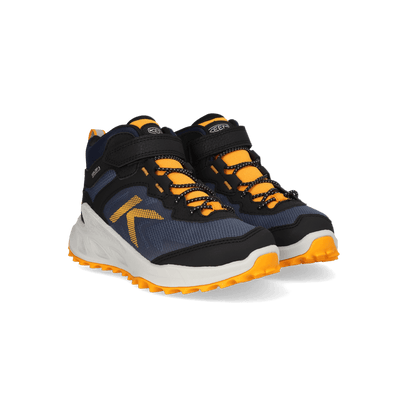 Zionic Mid Younger Kids Wanderschuhe Naval Academy/Bright Marigold