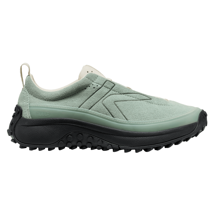 KS Mino Damen Wildleder-Sneaker Iceberg Green/Black