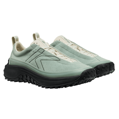 KS Mino Damen Wildleder-Sneaker Iceberg Green/Black