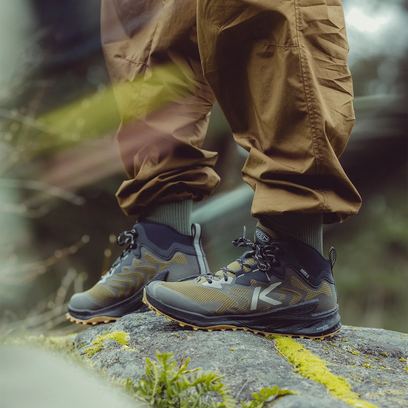 Zionic NXT Mid Herren Wandelschuhe Dark Olive/Black