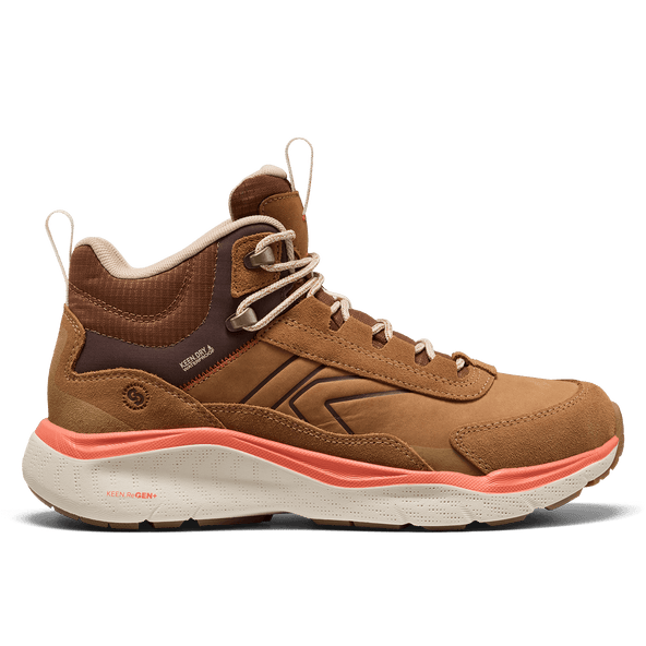 Leiki Mid Leather Damen Wanderschuhe Chipmunk/Birch